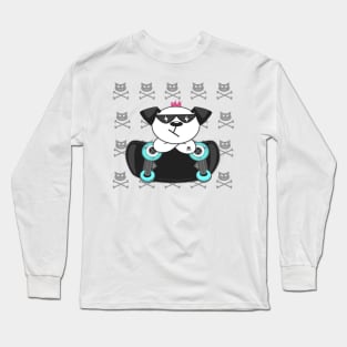 Dog skateboarding Long Sleeve T-Shirt